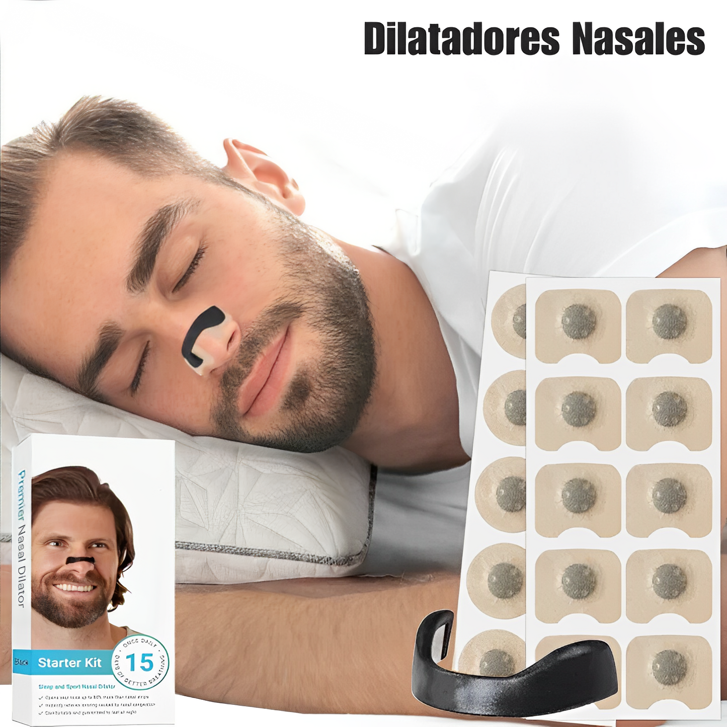 FreeBreathe™ -  Tiras Nasales Magnéticas